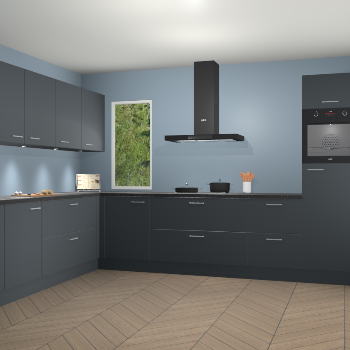 Onyxgrijze keuken Harare 77149