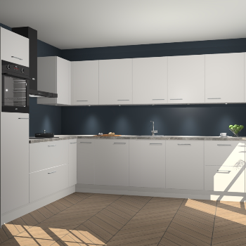 Zijdegrijze keuken Debar 77232