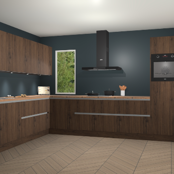 Noten greeploze keuken Harare 75603