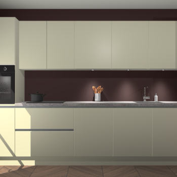 Magnolia greeploze keuken Wels 60201