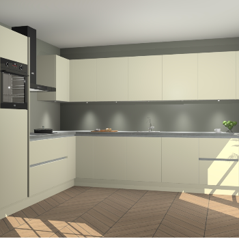 Magnolia greeploze keuken Debar 77506