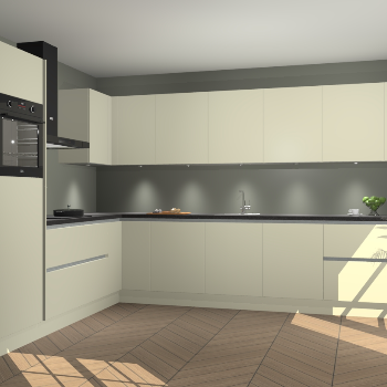 Magnolia greeploze keuken Debar 77512