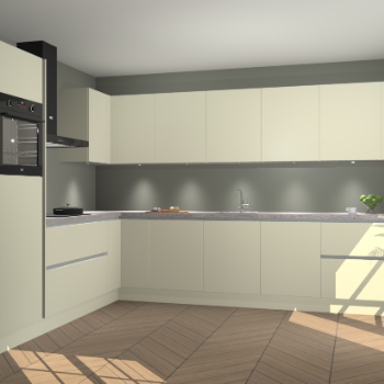 Magnolia greeploze keuken Debar 77531