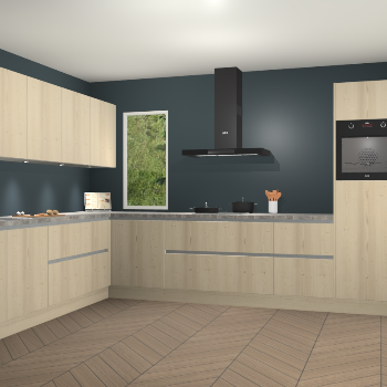 Vuren greeploze keuken Harare 76283