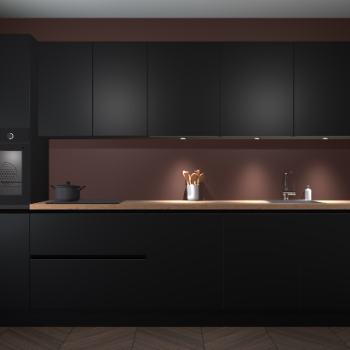 Zwarte greeploze keuken Wels 49129