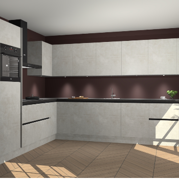 Beton Opal greeploze keuken Debar 78024