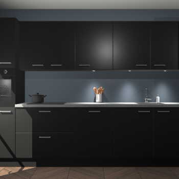 Zwarte keuken Wels 60369