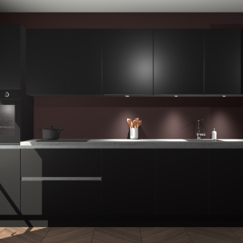 Zwarte greeploze keuken Wels 63850