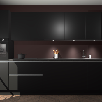 Zwarte greeploze keuken Wels 63894