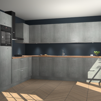 Beton Parelgrijs keuken Debar 77979