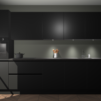 Zwarte greeploze keuken Wels 63895