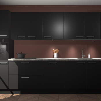 Zwarte keuken Wels 60471