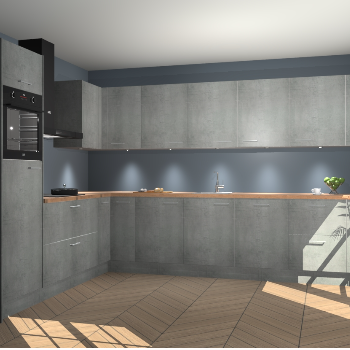 Beton Parelgrijs keuken Debar 78188