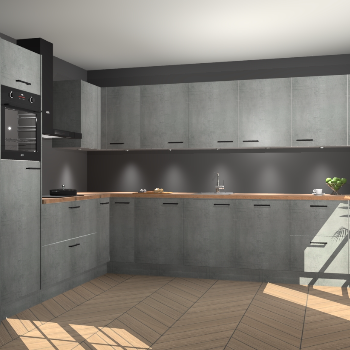 Beton Parelgrijs keuken Debar 78190