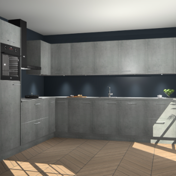 Beton Parelgrijs keuken Debar 78207