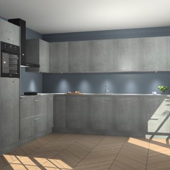 Beton Parelgrijs keuken Debar 78208