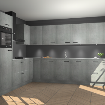 Beton Parelgrijs keuken Debar 78210