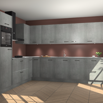 Beton Parelgrijs keuken Debar 78211
