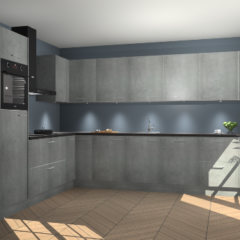 Beton Parelgrijs keuken Debar 78214