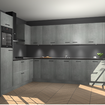 Beton Parelgrijs keuken Debar 78216