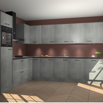 Beton Parelgrijs keuken Debar 78217