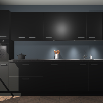 Zwarte keuken Wels 60672