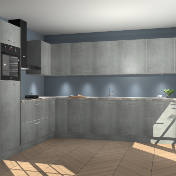 Beton Parelgrijs keuken Debar 78220