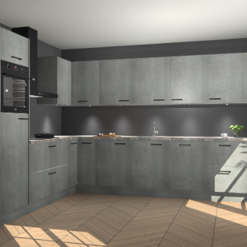 Beton Parelgrijs keuken Debar 78222