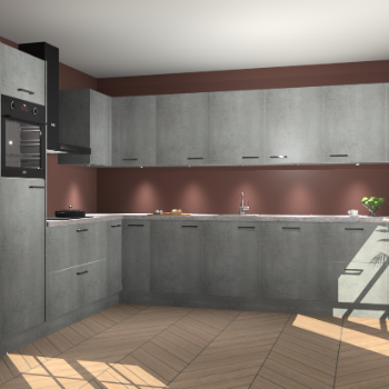 Beton Parelgrijs keuken Debar 78229