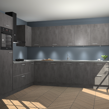 Beton Antraciet keuken Debar 78387