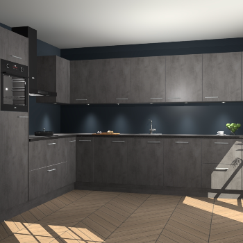 Beton Antraciet keuken Debar 78392