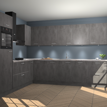 Beton Antraciet keuken Debar 78406