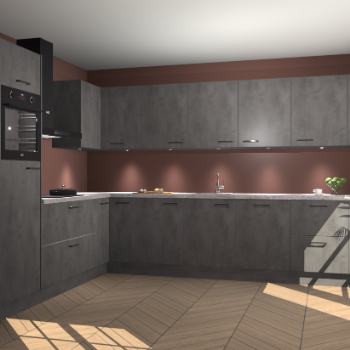 Beton Antraciet keuken Debar 78409