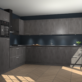 Beton Antraciet keuken Debar 78411
