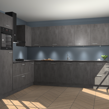 Beton Antraciet keuken Debar 78412