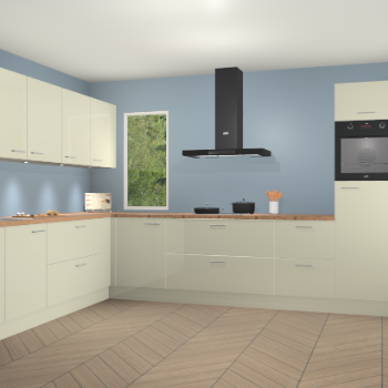 Magnolia hoogglans keuken Harare 75876