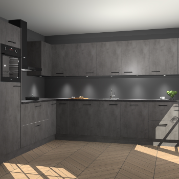 Beton Antraciet keuken Debar 78416