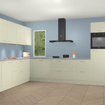 Magnolia hoogglans keuken Harare 76142