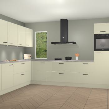 Magnolia hoogglans keuken Harare 76144