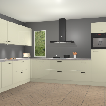 Magnolia hoogglans keuken Harare 76145