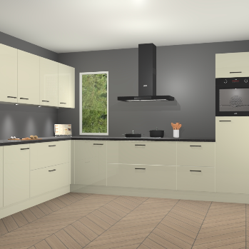 Magnolia hoogglans keuken Harare 76151