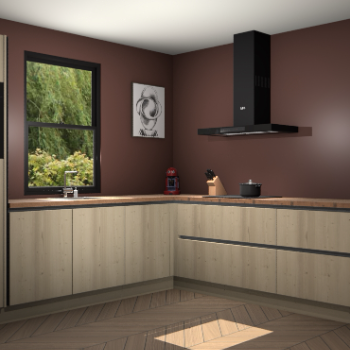 Vuren greeploze keuken Lublin 65323