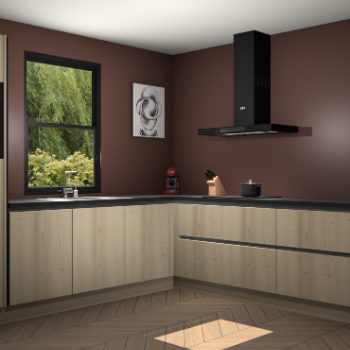 Vuren greeploze keuken Lublin 65425