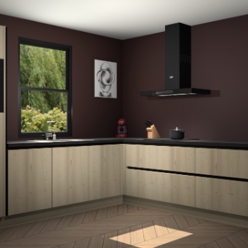 Vuren greeploze keuken Lublin 65428