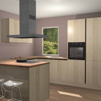 Vuren greeploze keuken Kalisz 57371