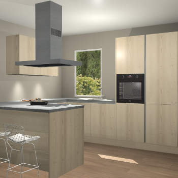 Vuren greeploze keuken Kalisz 57378