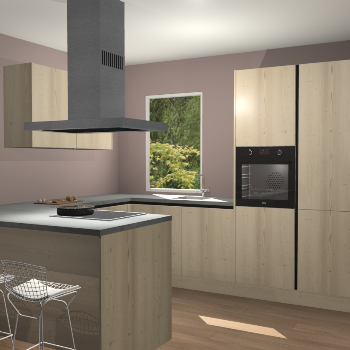 Vuren greeploze keuken Kalisz 57381