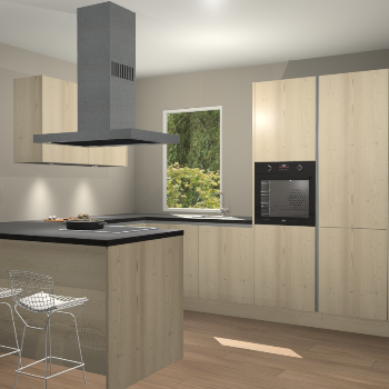 Vuren greeploze keuken Kalisz 57385