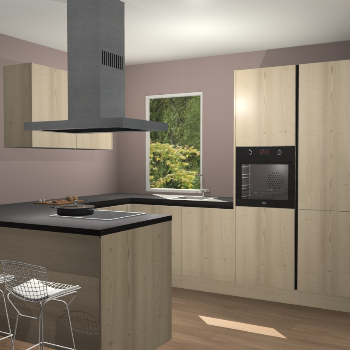 Vuren greeploze keuken Kalisz 57388