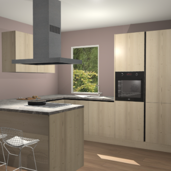 Vuren greeploze keuken Kalisz 57400